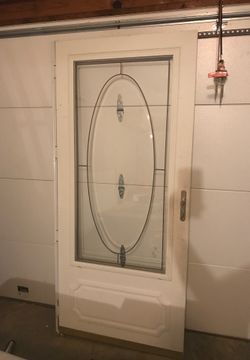 Glass door