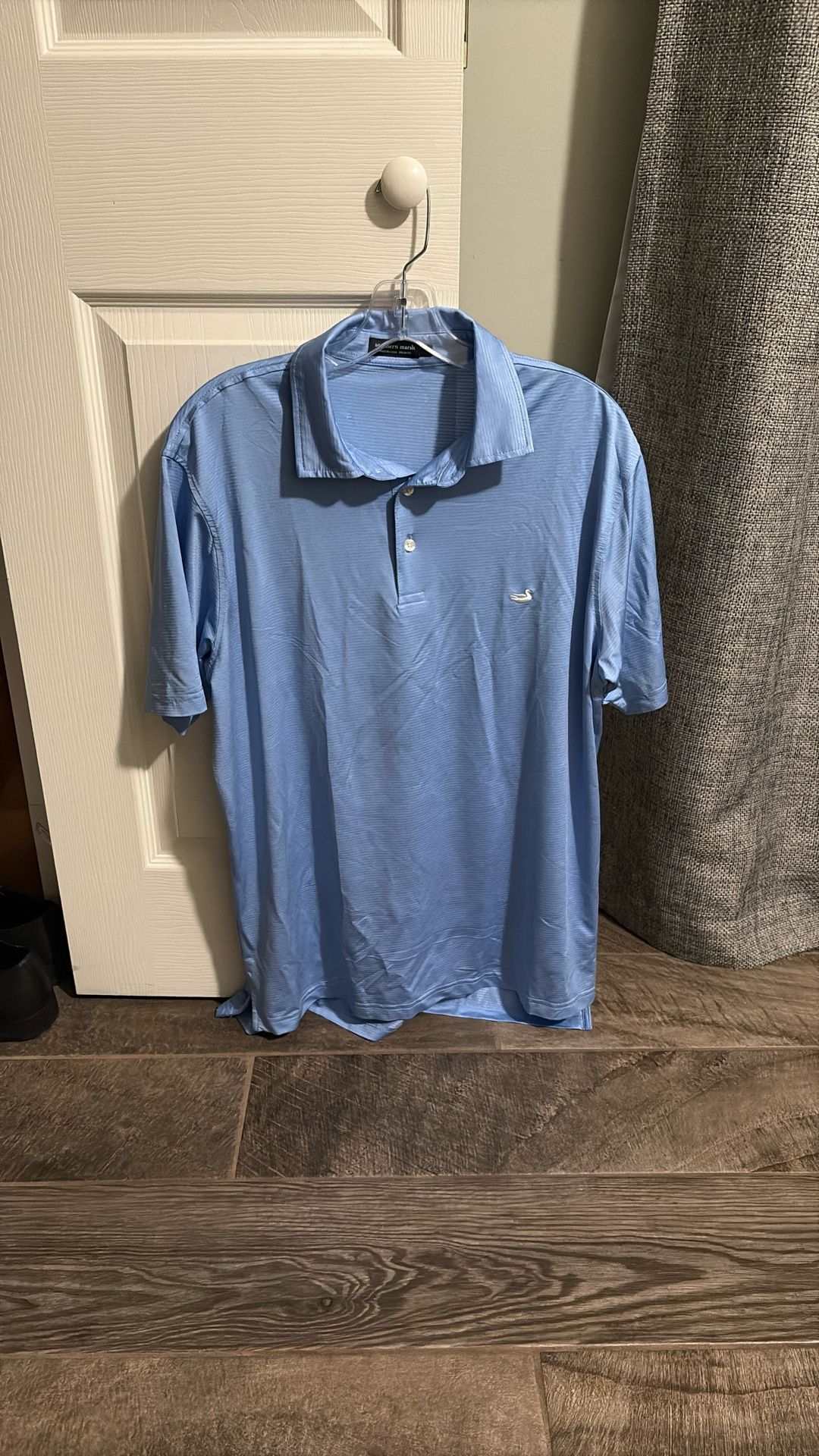 Southern Marsh Brand New Baby Blue Polo Unworn Size Medium-large