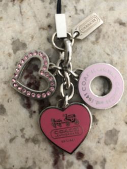 Authentic Coach Cell Phone Fob