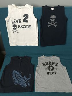 Boys cutoff T-shirts size 6/7 Gymboree like new