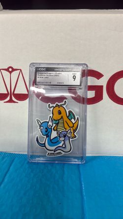Dragonite/Dragonair/Dratini CGC 9 B-Side Label