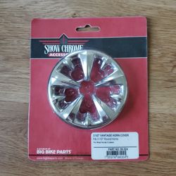 Yamaha Kawasaki Cruisers Vintage Horn Cover 3" And 3 1/4