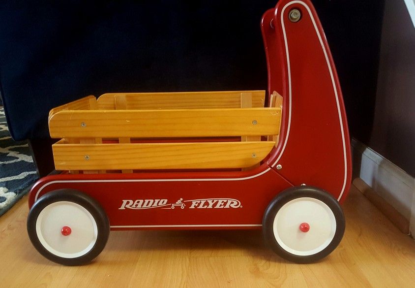 Radio Flyer push wagon