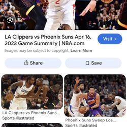 Clipper V Suns Single Ticket 