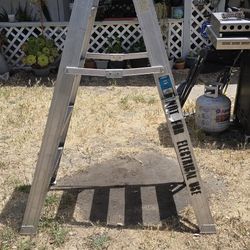 5' double sided All  Aluminum Heavy Duty Ladder 