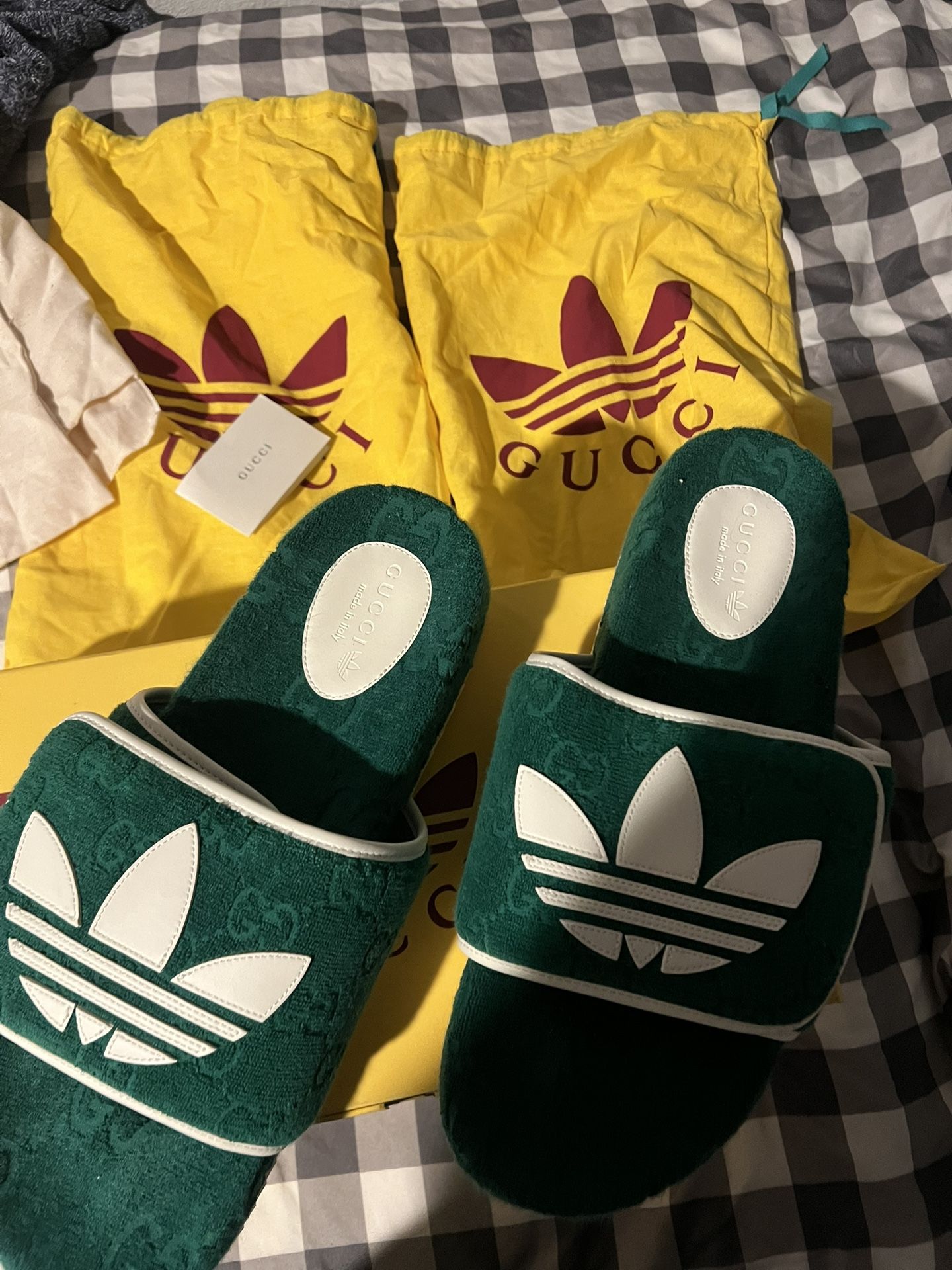 Gucci X Adidas Slides