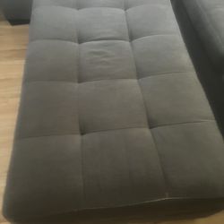 Grey Sectional With Full Size Ottoman $525 (OBO)