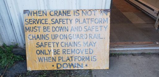 Antique Bethlehem Steel Signs