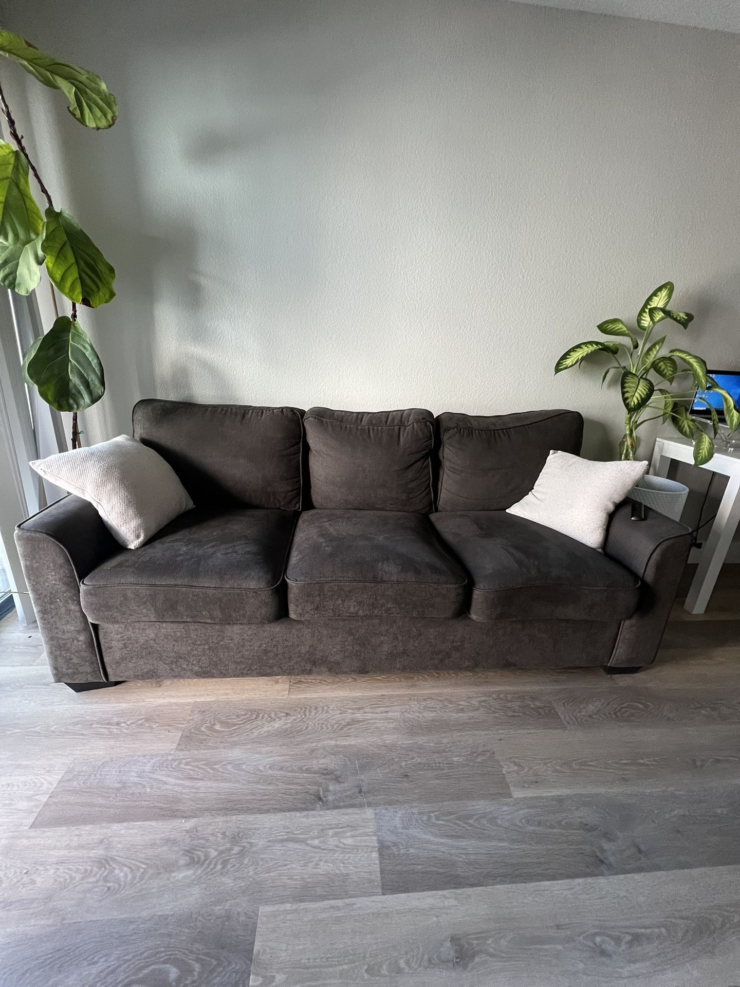 83” Gray Couch from living Spaces 