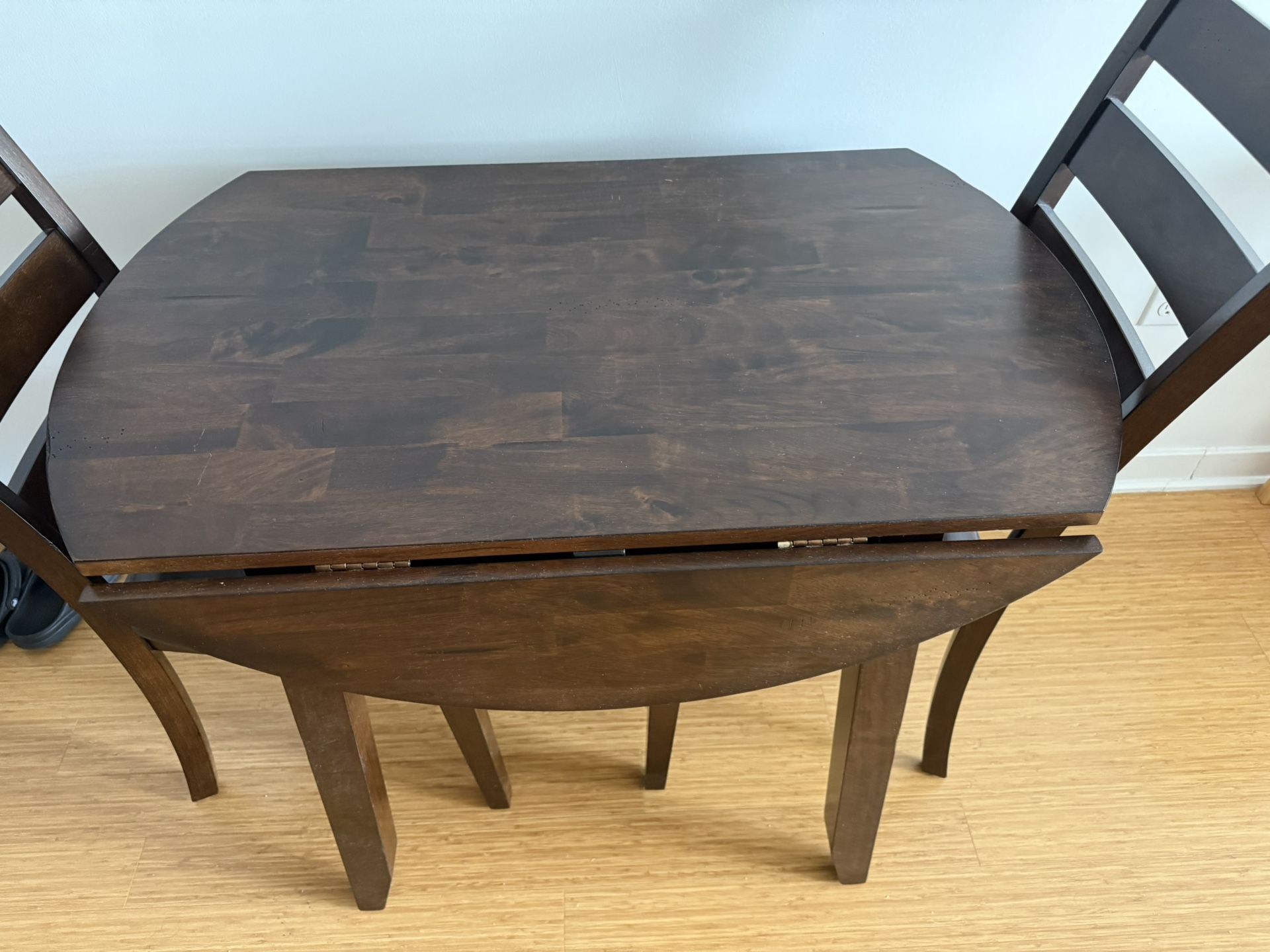Foldable Dining Table With 2 Chairs