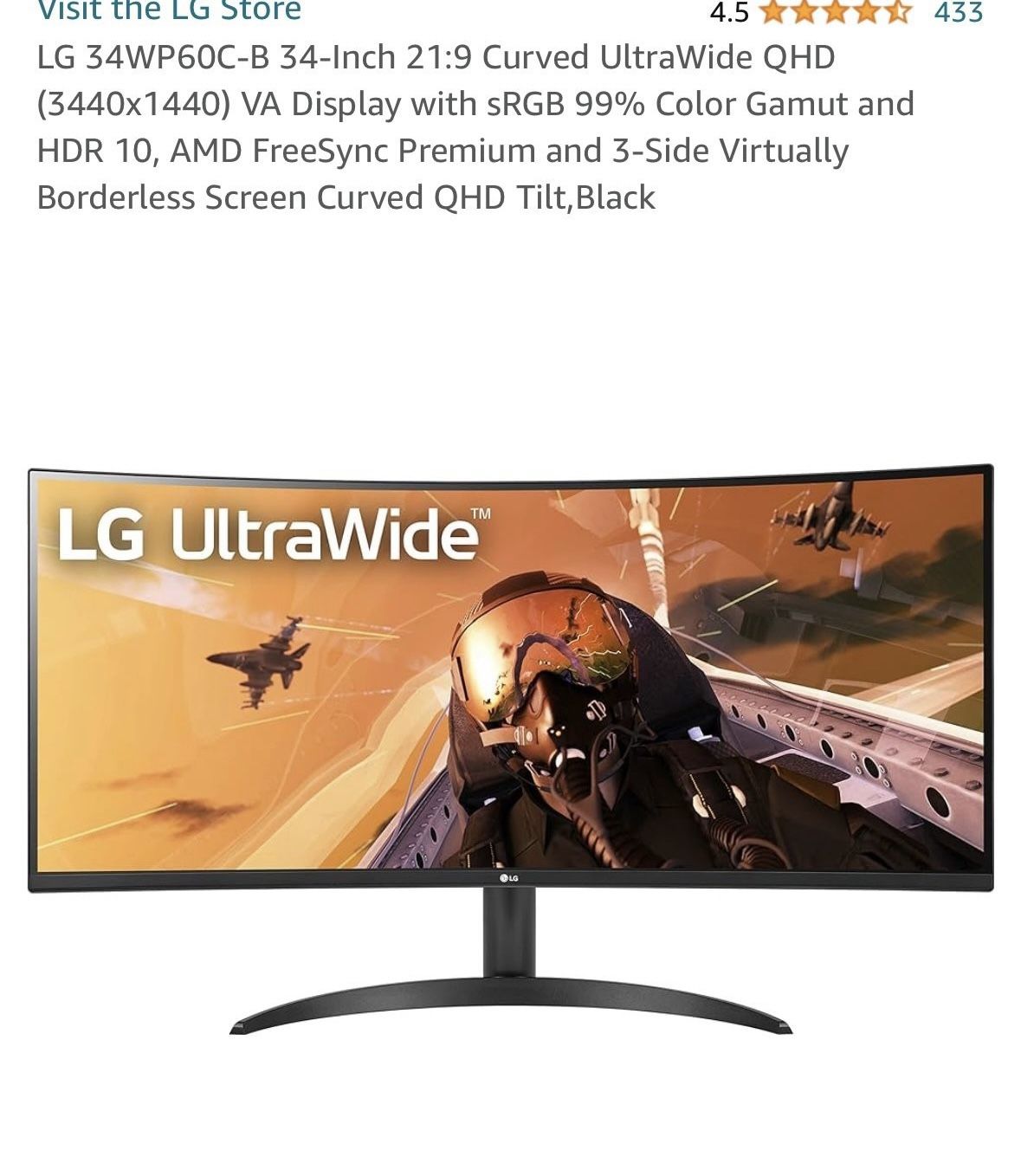 LG UltraWide Monitor 