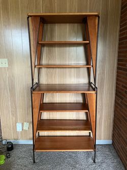 Real wood and metal Shelf