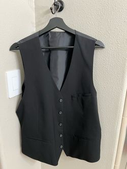 Black Men’s Suit Vest