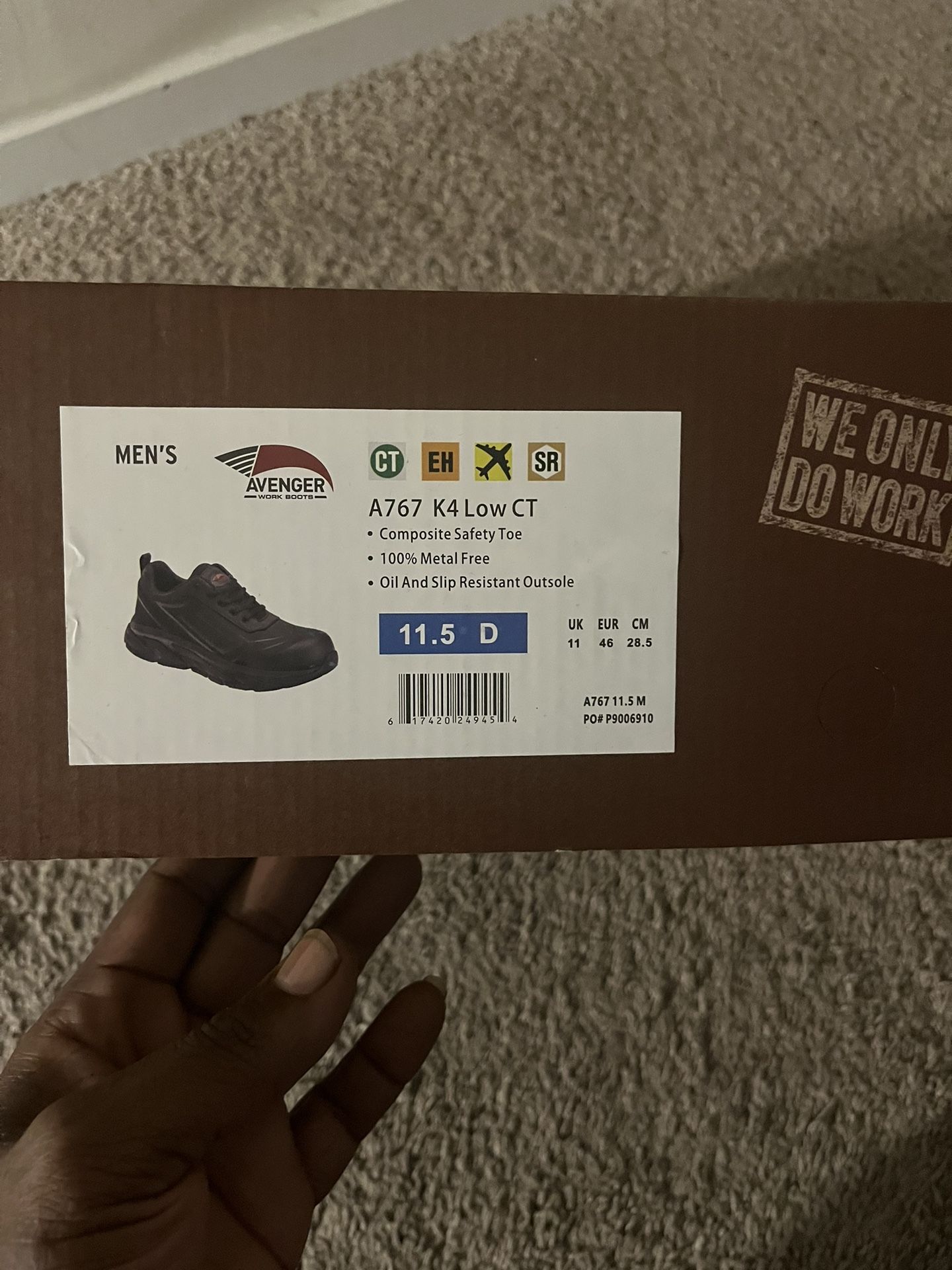 Avenger Steel Toe Work Boot (low)