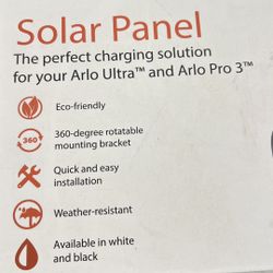 Solar Panel 3pak For Arlo Ultra And Arlo Pro 3