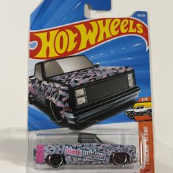 Hot Wheels 83 Chevy Silverado Black Widow