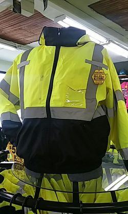 Class 3 High Visibility Jacket with Removable Fleece