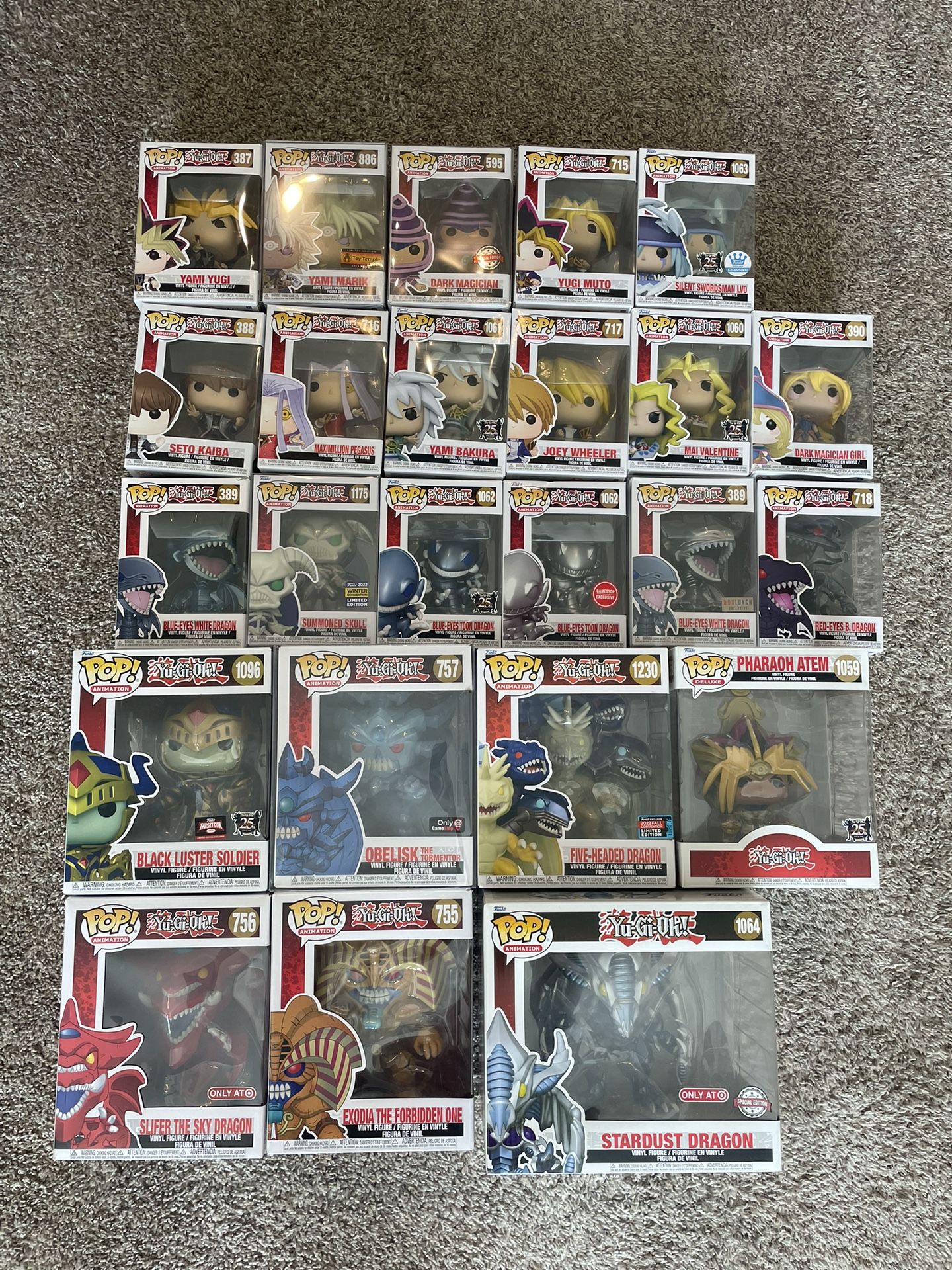Yugioh Funko Pop Lot