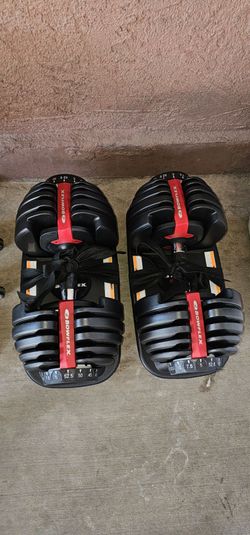 BOWFLEX DUMBELLS ADJUSTABLE 52.5 lbs