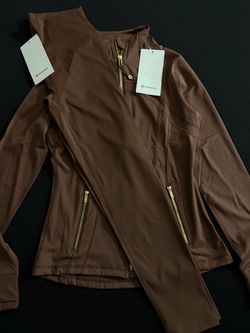 Brown lulu lemon set