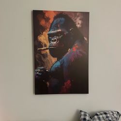 Printed Art Piece King Kong