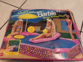 Vintage 1992 Barbie Glitter Beach