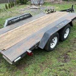 Car Hauler Flat Bed Trailer