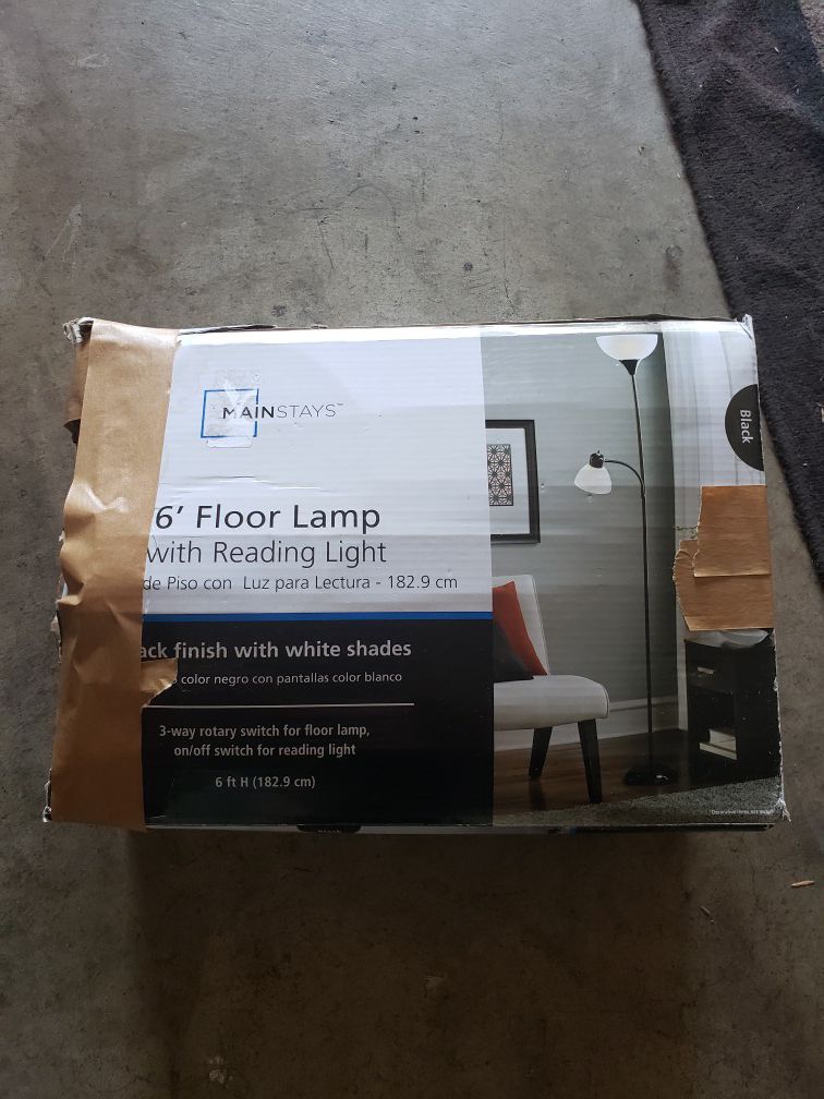6"floor lamp
