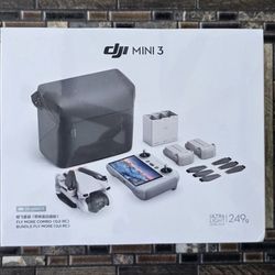 DJI mini 3 fly more combo drone and built in screen remote controller 
