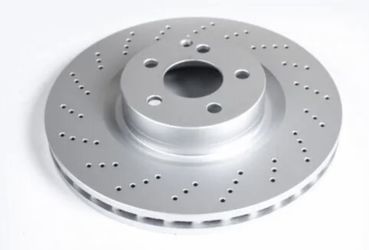 Mercedes Benz C250 / E400 / E550 PowerStop Genuine Geomet Coated Front Disc Brake Rotors