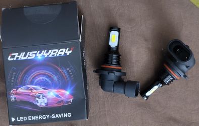 White 9005 LED Headlight Bulbs 9005 High / Low Beam Plug&Play Set of 2