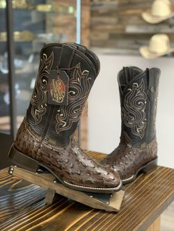 Ostrich Boots Botas De Avestruz