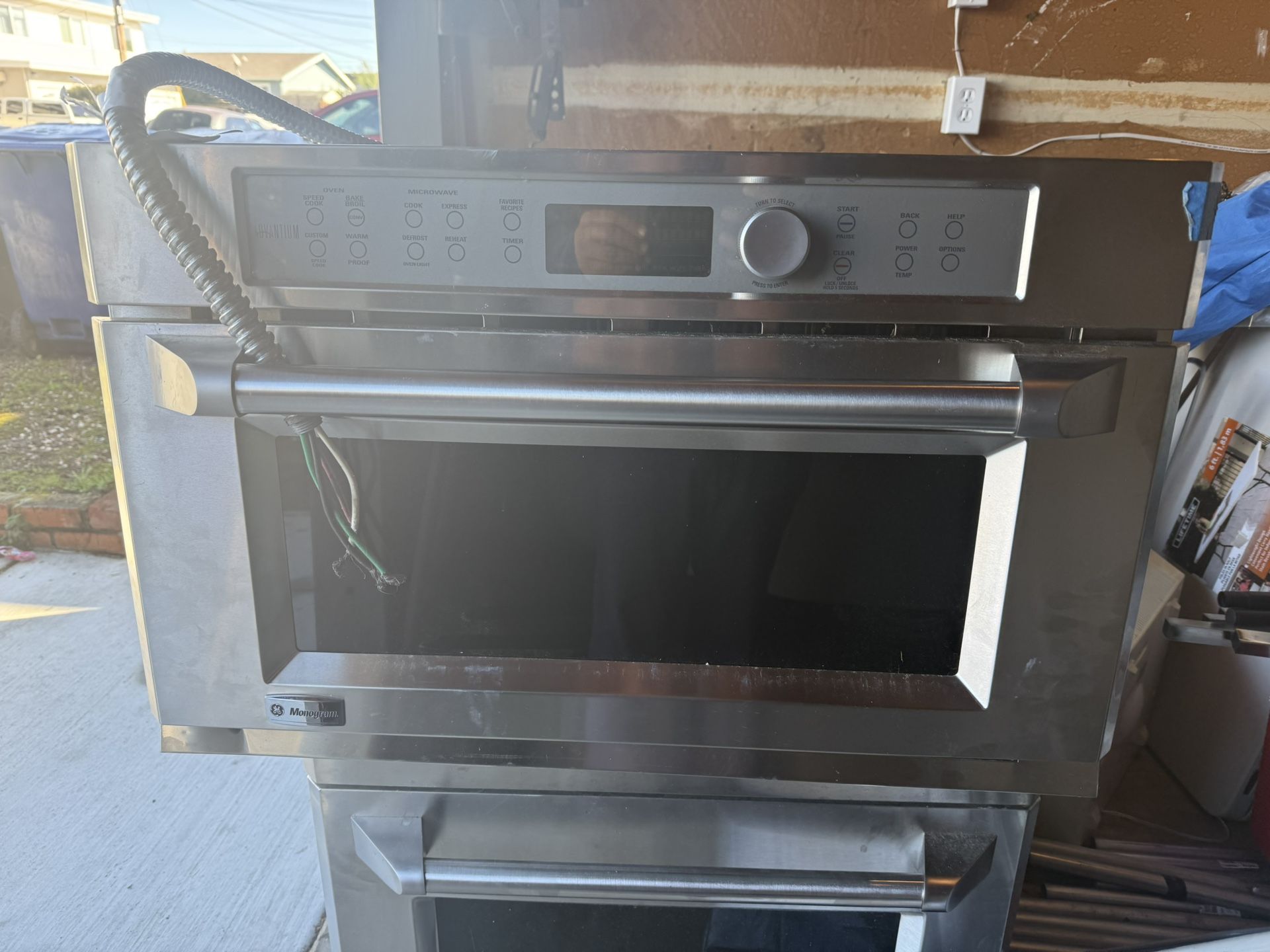 Magic Chef Single Electric Wall Oven with Convection Feature for Cooking & Baking, And Microwave