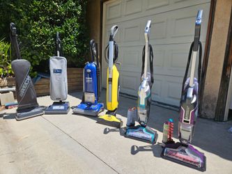 6 Upright Vacuums and hardwood floor cleaners Oreck, Royal, Eureka, Kärcher, Bissell