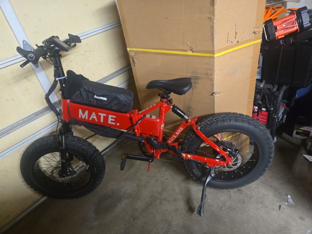 MATE .X Ebike 1500W 38MPH Dual Battery