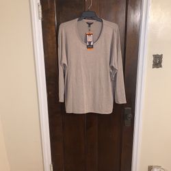 Banana Republic Women's Scoop Neck Pullover Tunic (Tan, XXL)