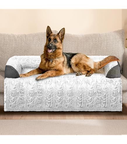 IKARE Calming Dog Couch Bed Mat 41 X 37”, Grey