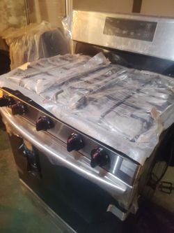 Stainless Steel Gas Range Stove