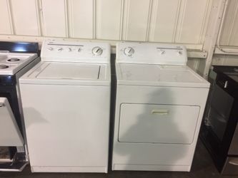 Kenmore washer and electric dryer set