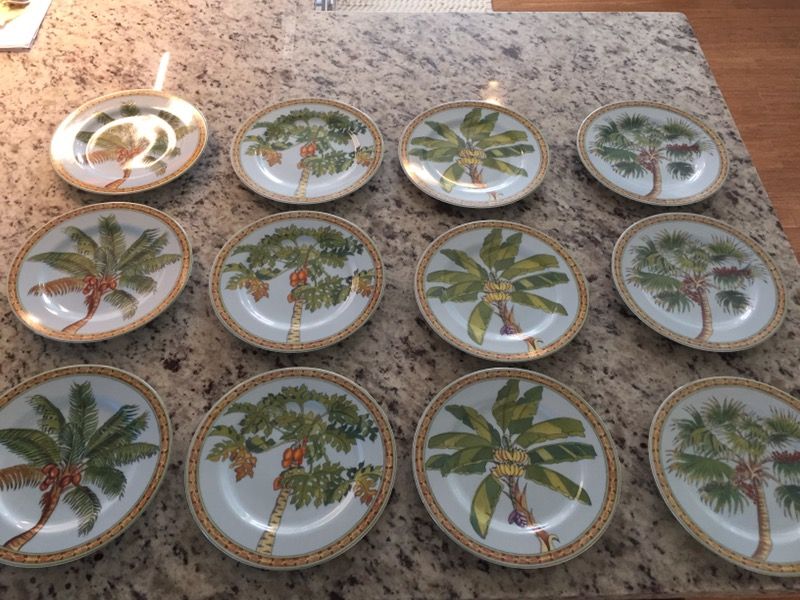 Plate made by Andrea by Sadek, Trade Winds series by Siddhia Hutchinson