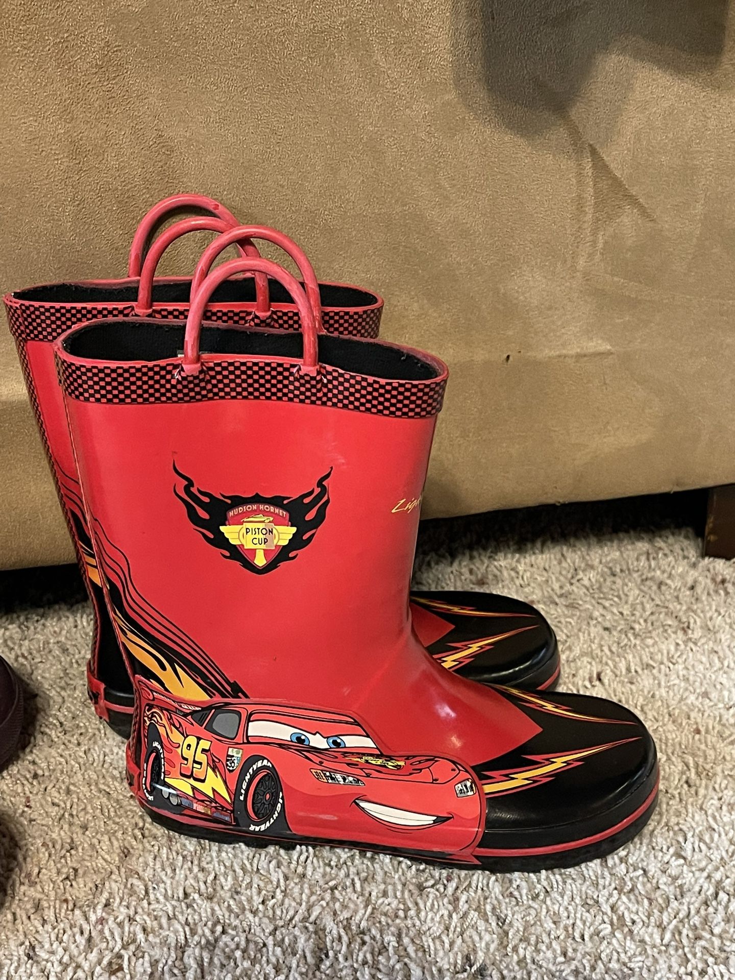 Lightning McQueen Rain Boots