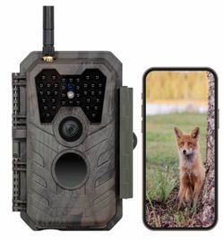 Meidase P90 Pro WiFi Trail Camera – 64MP, 1296p HD, No‑Glow Night Vision, IP66