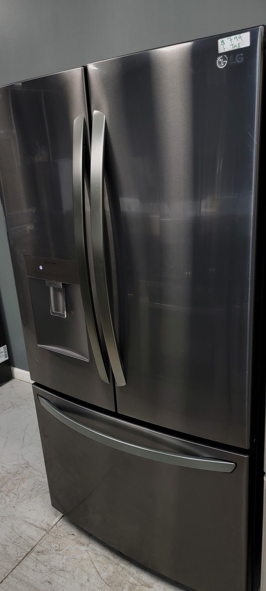 Black-Stainless French Door Cooling And Freezing 