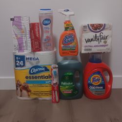 Charmin,tide,colgate,dia,olay