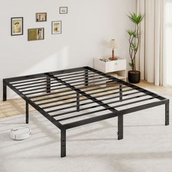 Full sized bed frame and free mattress