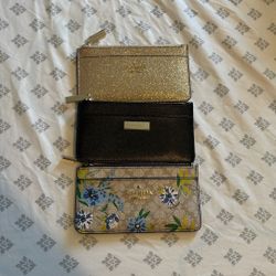 3 Kate Spade Wallets