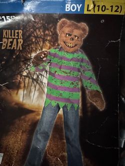 Killer Bear mask and 2 mitts