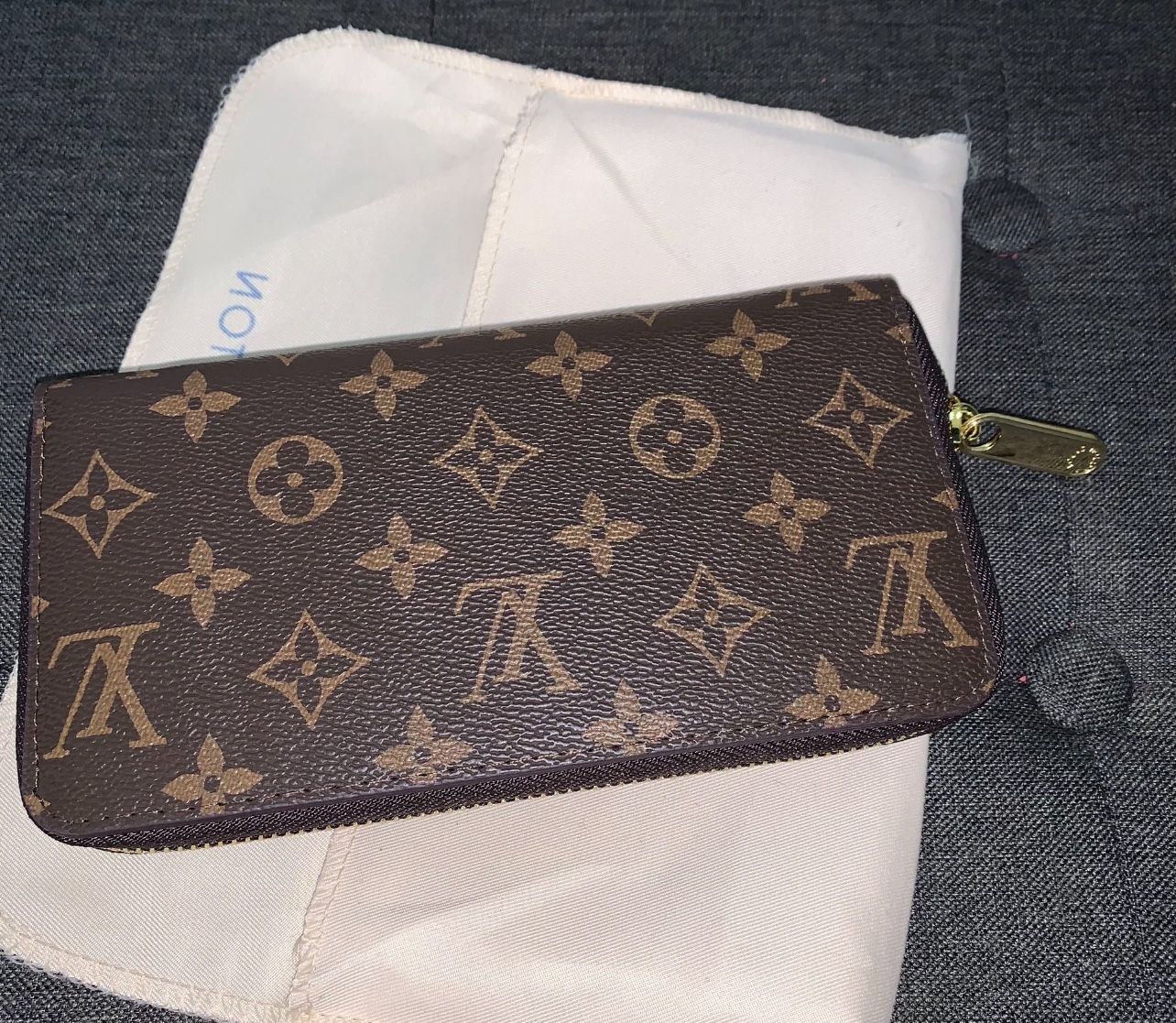 monogram wallet