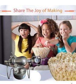 1-5: Generic Popcorn Maker Machine, Popcorn Pressure Cooker, Chinese Popcorn Cannon, with Precision Pressure Gauge and Base, (1000ml