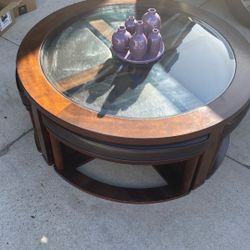Coffee Table With 4 Seats 